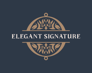 Elegant Upscale Restaurant logo design