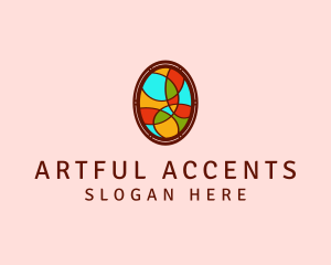 Stained Glass Mirror logo design