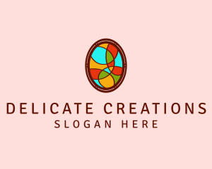 Stained Glass Mirror logo design