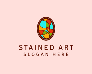 Stained Glass Mirror logo design