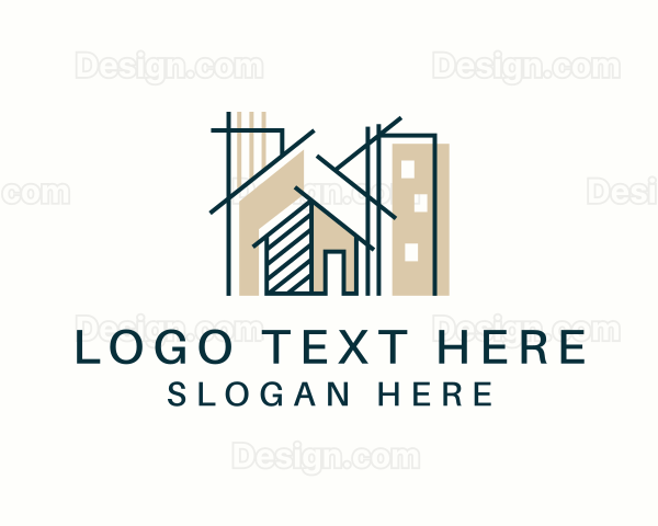 Geometric Building Architecture Logo