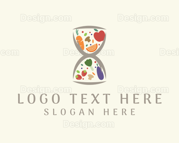 Fresh Food Hourglass Logo