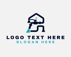 Faucet Plumbing Plumber logo