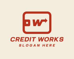 Credit Coupon Logistics Letter W logo