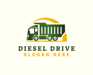 Logistics Dump Truck logo design