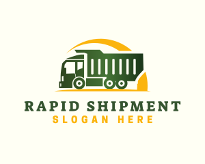 Logistics Dump Truck logo design