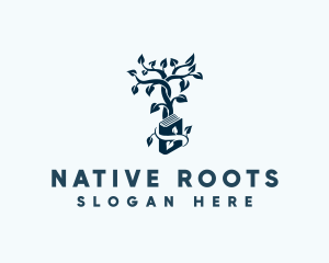 Tree  Book School logo design