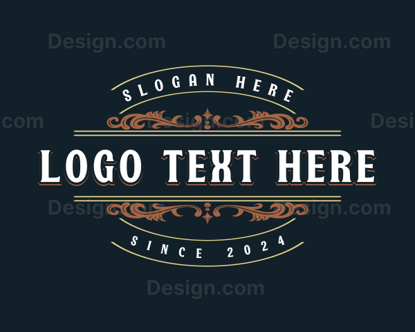 Decorative Vintage Ornament Logo