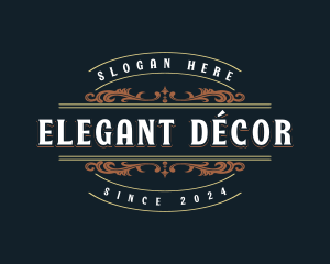 Decorative Vintage Ornament logo design