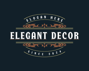 Decorative Vintage Ornament logo design