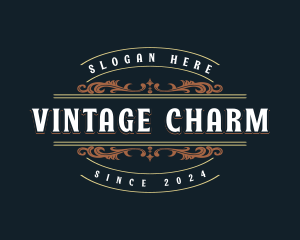 Decorative Vintage Ornament logo design