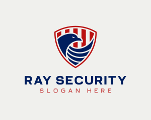 Eagle Shield Security logo design