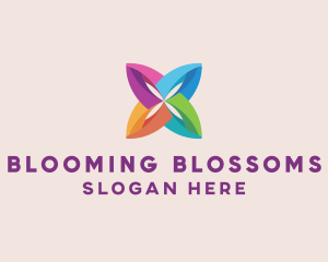 Multicolor Floral Bloom logo