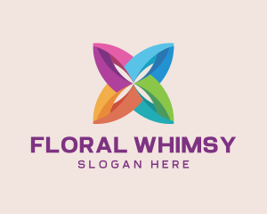 Multicolor Floral Petals logo
