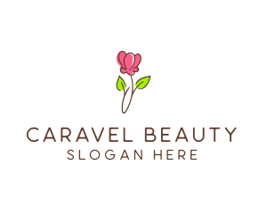 Beauty Product Flower  logo design