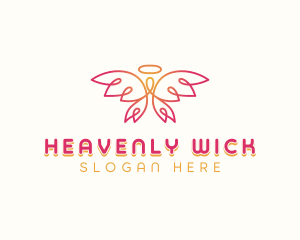 Angelic Holy Wings logo design