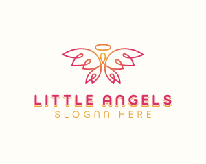 Angelic Holy Wings logo design