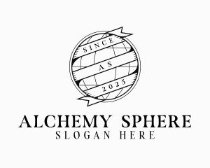 Geography Globe Sphere logo design