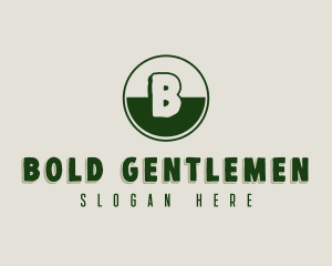 Masculine Rustic Brand logo design