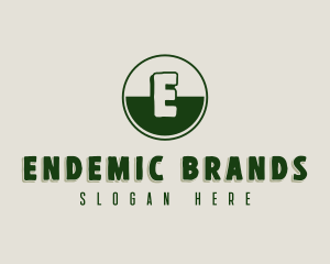 Masculine Rustic Brand logo design