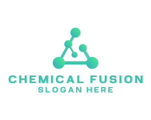 Science Club Molecule Laboratory logo design