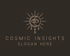 Cosmic Astronomy Eye logo design