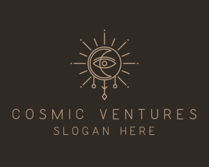 Cosmic Astronomy Eye logo design