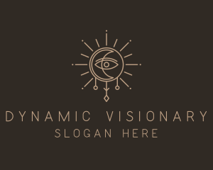 Cosmic Astronomy Eye logo design