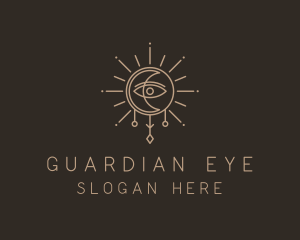 Cosmic Astronomy Eye logo design