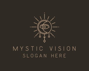 Cosmic Astronomy Eye logo design