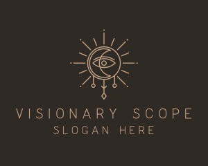 Cosmic Astronomy Eye logo design