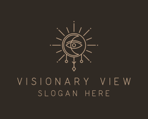 Cosmic Astronomy Eye logo design