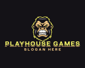 Angry Gaming Gorilla logo design