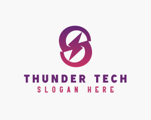 Electric Lightning Tech logo design