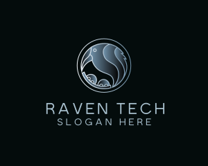 Aviary Raven Bird  logo design