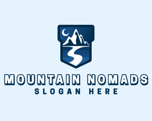 Mountain Travel Road logo design