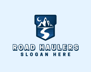 Mountain Travel Road logo design