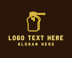 Neon Honey Toast  logo