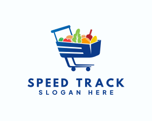 Food Grocery Cart logo