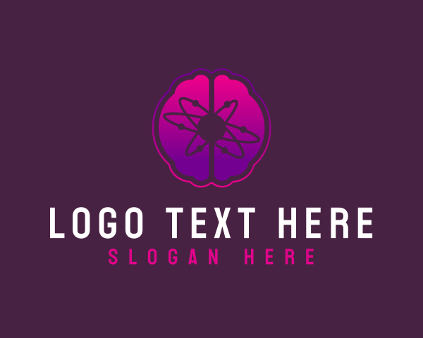 Brain logo example 3