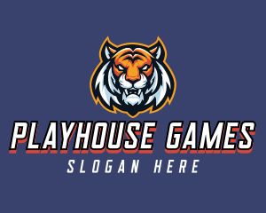 Tiger Game Varsity logo design