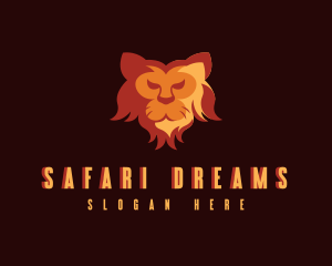 Lion Head Safari logo design