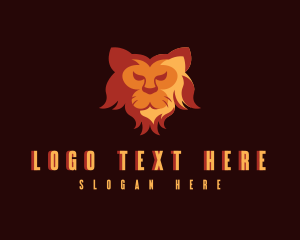 Lion - Lion Head Safari logo design
