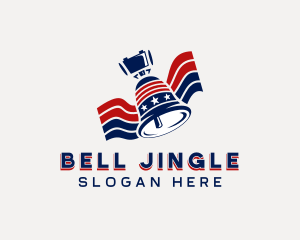 Patriotic USA Bell logo design