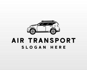 SUV Car Transportation logo design