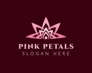 Pink Lotus Spa logo design