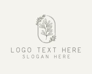 Natural Leaf Ornament logo