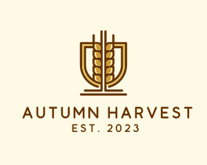 Wheat Harvest Agriculture logo design