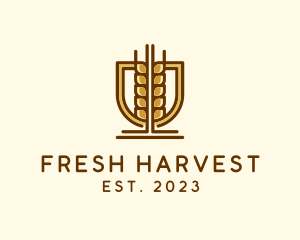 Wheat Harvest Agriculture logo design