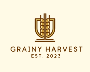 Wheat Harvest Agriculture logo design